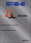 Fiat Hitachi Excavators EX series     Fiat Hitachi EX 135W, EX 165W,     ,     -.