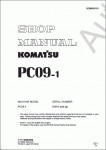 Komatsu Hydraulic Excavator PC09-1 Pyooc o peoy, cpy o peoy,   cyaa  Komatsu PC09-1