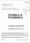 Komatsu Hydraulic Excavator PC400LC-6, PC400HD-6   ,           Komatsu () PC400LC-6, PC400HD-6