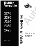Buhler Versatile 2240-2425 Repair Manual       Buhler Versatile 2240, 2270, 2310, 2360, 2425