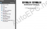 Hitachi EX150LC-5/160LC-5 Excavator Workshop Service Manual      Hitachi EX150LC-5/160LC-5,     