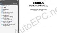 Hitachi EX80-5 Excavator Service Manual        Hitachi EX80-5,     