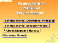 Hitachi Hydraulic Excavators Workshop Service Manual      ,    