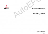 Deutz D2008 / 2009 Engine Workshop Manual     Deutz 2008 / 2009