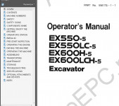 Hitachi EX550-5, EX550LC-5, EX600H-5, EX600LCH-5 Workshop Service Manual     Hitachi EX550-5, EX550LC-5, EX600H-5, EX600LCH-5,     
