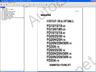 Komatsu ForkLift Workshop Service Manual 2010      Komatsu (),     