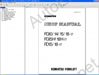 Komatsu ForkLift Workshop Service Manual 2010      Komatsu (),     