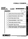Kobelco SK80MSR-1E Crawler Excavator Service Manual        SK80MSR-1E,     Kobelco