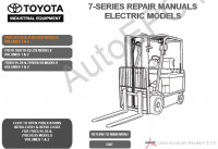Toyota Forklift 7 Series Electric Models Service Manual        Toyota ()