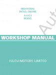 Isuzu A-4JG1 Diesel Engine Workshop Service Manual       A-4JG1, , 