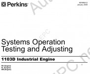 Perkins Engine 1103D        1103D Industrial Engine