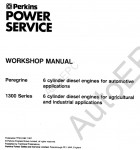 Perkins Engine 1300        1300 Industrial Engine