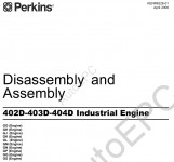 Perkins Engine 402D, 403D, 404D        402D, 403D, 404D