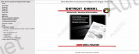 Detroit Diesel Power Service Literature On-Highway       MBE4000, MBE900, DD15, 40E, 50, 55, 60, 638 