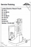 Linde 115-02 Series        Linde Electric Reach Truck,   .