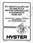 Hyster Class 2 Electric Motor Narrow Aisle Trucks Repair Manuals     PDF    Hyster Class 2 Electric Motor Narrow Aisle Trucks