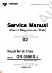 Tadano Rough Terrain Crane GR-300EX-2 - Service Manual      ,    ,  ,  ,    .