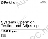 Perkins Engine 1104E / 1106E        1104E / 1106E Industrial Engine