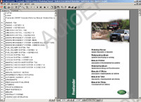 Land Rover Technical Data (RAVE)