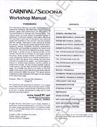 Kia Carnival/Sedona    Carnival/Sedona,  ,   Kia,  