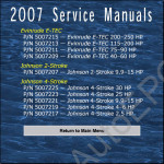 Johnson / Evinrude Parts and Service Manuals       , ,   , ,     Evinrude E-TEC, Johnson 2-  4-  2001-2007