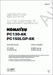 Komatsu Hydraulic Excavator PC130-6K, PC150LGP-6K       Komatsu Excavators PC130-6K, PC150LGP-6K