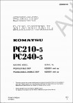 Komatsu Hydraulic Excavator PC210-5, PC240-5     Komatsu () PC210-5, PC240-5