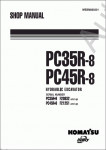 Komatsu Hydraulic Excavator PC35R-8, PC45R-8     - Komatsu PC35R-8, PC45R-8 Workshop Manual