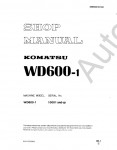 Komatsu Wheel Dozer WD600-1        WD600-1