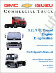 Isuzu 5.2L/7.8L Diesel Engine Diagnostics This 273-page Participant's Manual is designed to offer training for all aspects of 5.2L and 7.8L Diesel Engine Diagnostics.