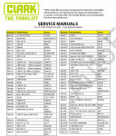 Clark Forklift Trucks Service Manuals 2017     Clark (),  ,  ,    