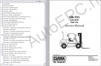 Clark Forklift Trucks Service Manuals 2017     Clark (),  ,  ,    