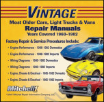 Mitchell on Demand "Vintage" (Repair and Wiring Manuals) 1960-1982     ,     1960  1982.