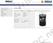 Mahle Parts Catalog       MAHLE, Perfect Circle     MAHLE, KNECHT