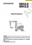 New Holland Wheel Excavators MH2.6 / MH3.6 Service Manual       ,  New Holland Wheel Excavators MH2.6, MH3.6