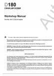 New Holland Crawler Dozer D180 Workshop Service Manual       New Holland D180,      