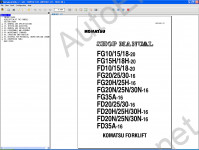 Komatsu ForkLift Workshop Service Manual 2010      Komatsu (),     