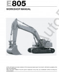 New Holland E805 Workshop Service Manual       New Holland E805,      