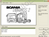 Scania SDP2 2.33 Diagnostic Software дилерская диагностика грузовиков Scania (Скания), работает с диагностическим прибором VCI 1