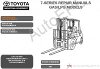 Toyota Forklift 7 Series GAS/LPG/ Electric Models Service Manual       Toyota (),            Toyota