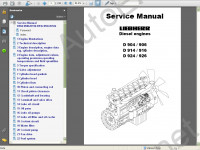 Liebherr Diesel Engines D904/906, D914/916, D924/926 Service Manual        Liebherr D904/906, D914/916, D924/926 Service Manual