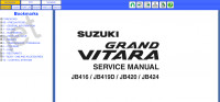 Suzuki Grand Vitara JB416 / JB419D / JB420 / JB424 / JB627 / JB632 Service Manual       Suzuki Grand Vitara,      ,  