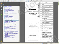 Liebherr A / R 308-316 Crawler Excavator Service Manual       Liebherr A / R 308-316,     
