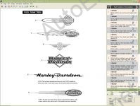 Электронный каталог запчастей мотоциклов Харлей
