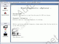 Hino Diagnostic eXplorer v1.3 - Kobelco    Hino engines.