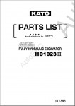 KATO HD1023-III      HD 1023 III, PDF