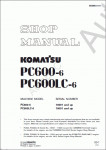 Komatsu Hydraulic Excavator PC600-6, PC600LC-6 Komatsu Hydraulic Excavator PC600-6, PC600LC-6 Workshop Manual