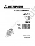 Mitsubishi Engine 4DQ7 / S4S       4DQ7 / S4S