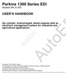 Perkins Engine 1300        1300 Industrial Engine