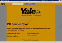 Yale PC Service Tool v4.88     Yale 1-8 Ton PC Service Tool